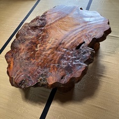 天然木テーブルの画像