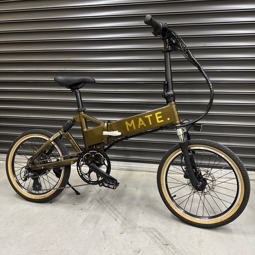 MATE CITY プラス電動アシスト自転車 ゴールデンオリーブ MATE CITY 電動アシスト自転車 ゴールデンオリーブ RICH BIT RICHBIT