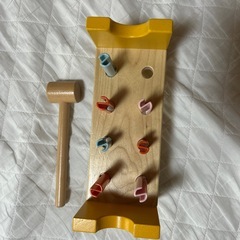 ハンマー　おもちゃ　知育玩具の画像