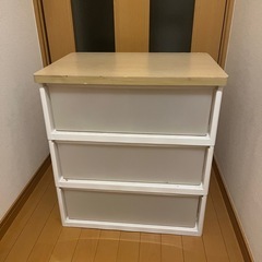衣装ケース　３段の画像