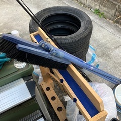 ホウキ箒　自由箒　4本セットの画像