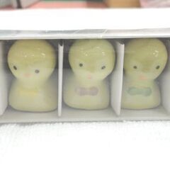 アヒルの塩・胡椒入れ ヒヨコの箸置き×5個 セット 陶器製 調味料入れ ソルト＆ペッパー入れ はし置き 札幌 西岡店の画像