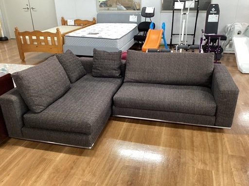 Ｌ字型ソファ【町田市再生家具】　253124