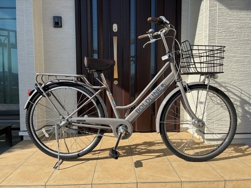 26インチ自転車 3段変速 倉庫保管・丁寧使用 防犯登録解除