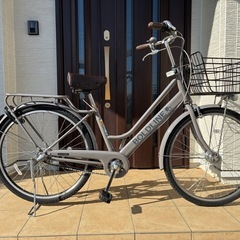 26インチ自転車 3段変速 倉庫保管・丁寧使用 防犯登録解除の画像