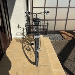 26インチ自転車 3段変速 倉庫保管・丁寧使用 防犯登録解除の画像