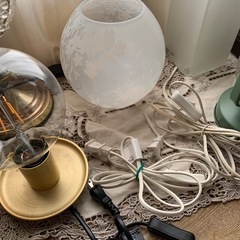 IKEA 照明セット　シャンデリアテーブルランプランタンインテリア雑貨ライトアンティークイケア新生活引越し引っ越しの画像