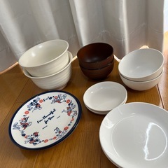 新生活向け キッチン用品まとめ（食器・水切りラック） 引っ越しのためお譲りの画像