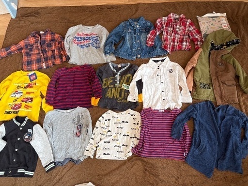 男の子冬服100cm 30点以上まとめ売り (あお) 北名古屋のキッズ用品