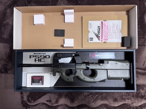 サバゲー即使用可】PS90HC 電動ガン フルセット｜動作良好｜初速85〜87