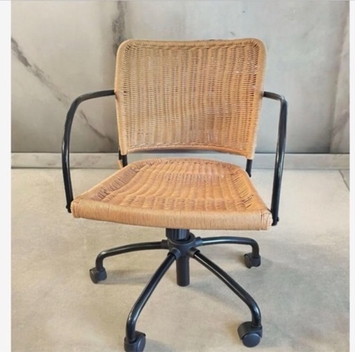 引き取り限定】 IKEA GREGOR ラタン製 デスクチェア 大阪 枚方市 (gen
