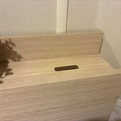 ニトリ　ダブル　マットレス　ベッドフレームの画像