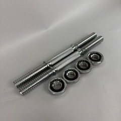 IROTEC アイロテック ダンベルシャフト 2本セット 全長40cm 穴径28mm 筋トレ トレーニングの画像