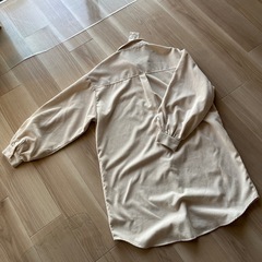 【美品】コーデュロイ　シャツワンピース　Mの画像