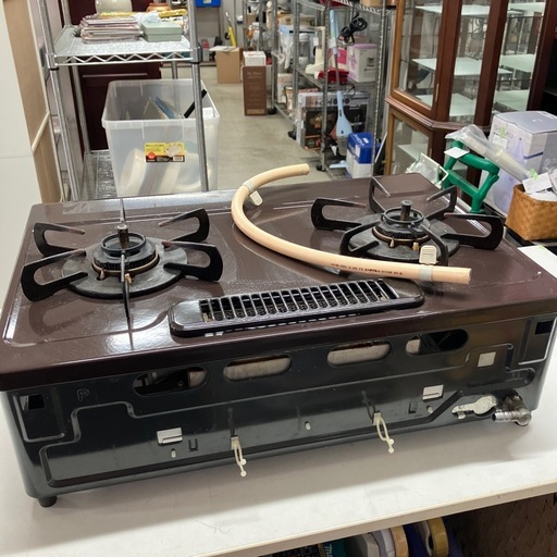 W　2603-0104パロマ　ガステーブル　都市ガス用　2014年製　通電確認済み　キズ汚れ有り