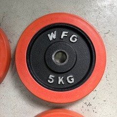 WFG ワイルドフィット ダンベル プレート 5kg×4枚 20kg ラバー付の画像