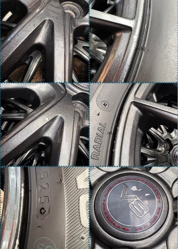 ②155/65R14新品タイヤ4本と中古ホイールとナット付き
