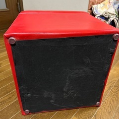 収納　スツール　赤の画像