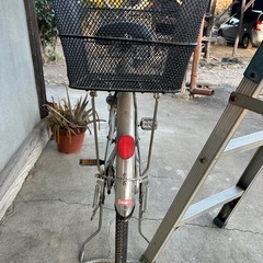 カゴ付き自転車の画像