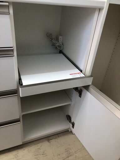 【ジャングルジャングル石津店】泉洋化工 システムキッチンボード ソフトクローズ キッチン家具 ホワイト キッチン収納 幅99cm 大型