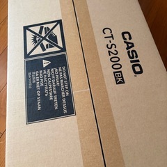【一度使用】カシオ 電子キーボード CT-S200 BK ACアダプター付属の画像