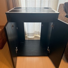 水槽台 60cm コトブキ工芸 プロスタイル ブラック 中古 引き取り限定の画像