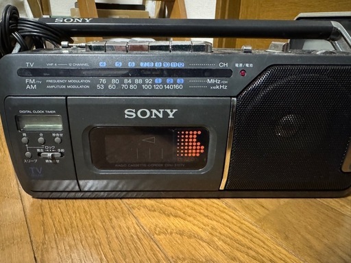 レトロ・ジャンク】ラジカセ・ポータブルTV 3点まとめ SONY/AIWA/NEC