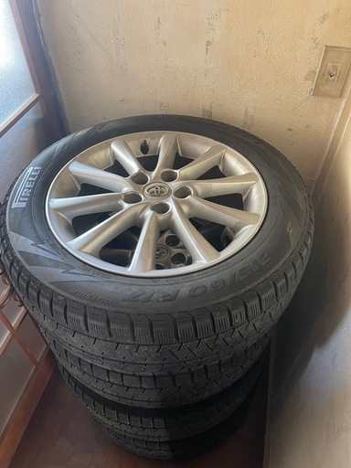 スタッドレスタイヤ・ホイールセット 17インチ (5x114.3) ピレリ 215