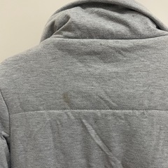 中綿ジャケット ボリュームネック グレー カジュアル アウターの画像