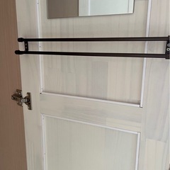 【大川家具（福岡県大川市製造）】鏡付きワードローブ｜購入価格44,000円｜引っ越しのため出品 の画像