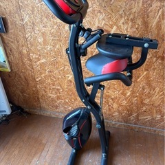 A2701 折りたたみフィットネスバイク エアロバイク 使用感ありの画像