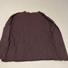 古着　メンズ　ＸＬ　長袖　Tシャツ　赤茶　　の画像