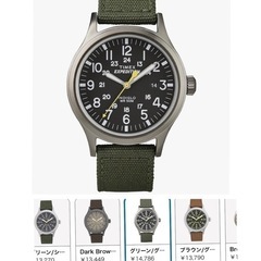 Timex 🇺🇸40腕時計 グリーン メンズ エクスペディション...