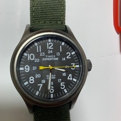 Timex 🇺🇸40腕時計 グリーン メンズ エクスペディションスカウトの画像