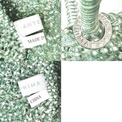 【極美品】ANTEPRIMA アンテプリマ スクエア ワイヤーバッグ ハンドバッグ シルバーグリーンの画像