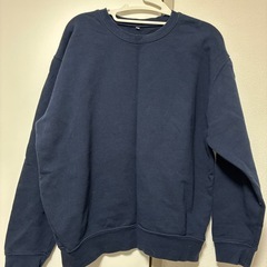 紺トレーナー　レディース　Lの画像