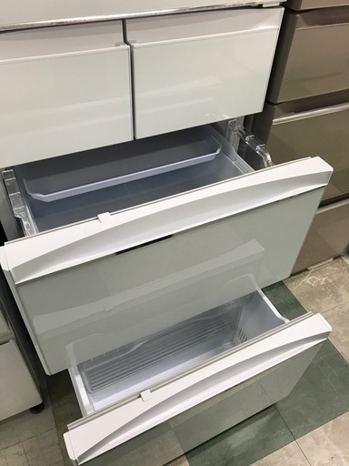 【値下げしました！！77980→64980】ジャングルジャングル貝塚店　冷蔵庫　三菱　白　ホワイト　2018  455L  右開き　5ドア　間冷式　ファン式　リサイクル　貝塚市　二色浜
