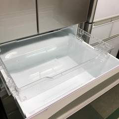 ジャングルジャングル貝塚店　冷蔵庫　東芝　サテンゴールド　フレンチドア　観音開き　6ドア　間冷式　ファン式　551L  2021 リサイクル　貝塚市　二色浜の画像