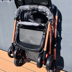 新品未使用 ベビーカー A型 B型 軽量 コンパクト 新生児 折りたたみ リクライニング 36か月まで の画像