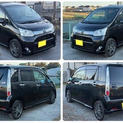 ★車検長い★ ダイハツ ムーヴ カスタム LA100S ★ターボ車★社外アルミ★ナビ★ドラレコ ★調子良好の画像