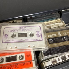 演歌のカセットテープの画像