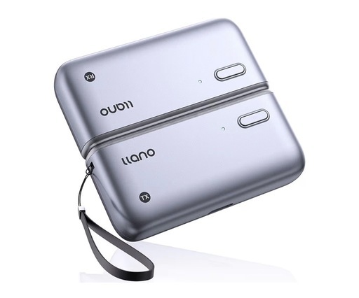 「2025年新登場 世界最小クラス」llano ワイヤレスhdmi 無線 送受信機セット 最大50m無線伝送 日本技適認証取得 1080P/2.4G/5G超低遅延 音画同期 ミラー＆拡張モード搭載 Type-C充電対応 WIFI&設定不要 Type-Cスマートフォン/テレビ/PC/Mac/Windowsなど対応 (グレー)
