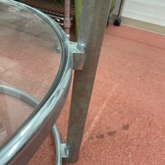 スライドガラス　テーブルの画像