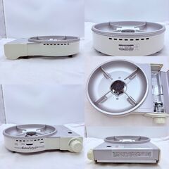【❗️✨人気モデル✨❗️】Iwatani ビストロの達人2 カセットコンロ グリルパン付✨簡易清掃済・現状品‼️の画像