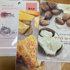 韓国フェイスパック5枚セットの画像