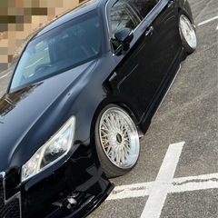 検9年11月 210クラウン アスリートG 本革 マルチ ホイール エアロ 車高調 タワーバーの画像