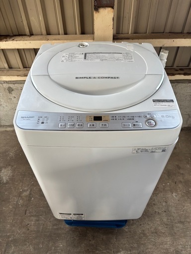 SHARP 洗濯機　ES-GE6C-W R-014
