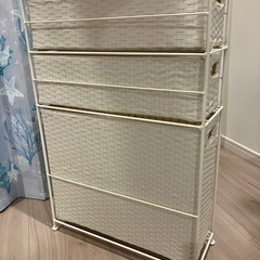 ラタン調トイレ収納の画像