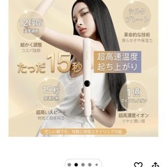 【良品】ストレートヘアアイロンの画像