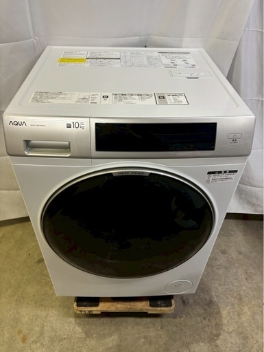 【成約済み】【12ヶ月保証】AQUA 洗濯機 AQW-DM10R-L洗濯10kg 乾燥5kg 2025年製